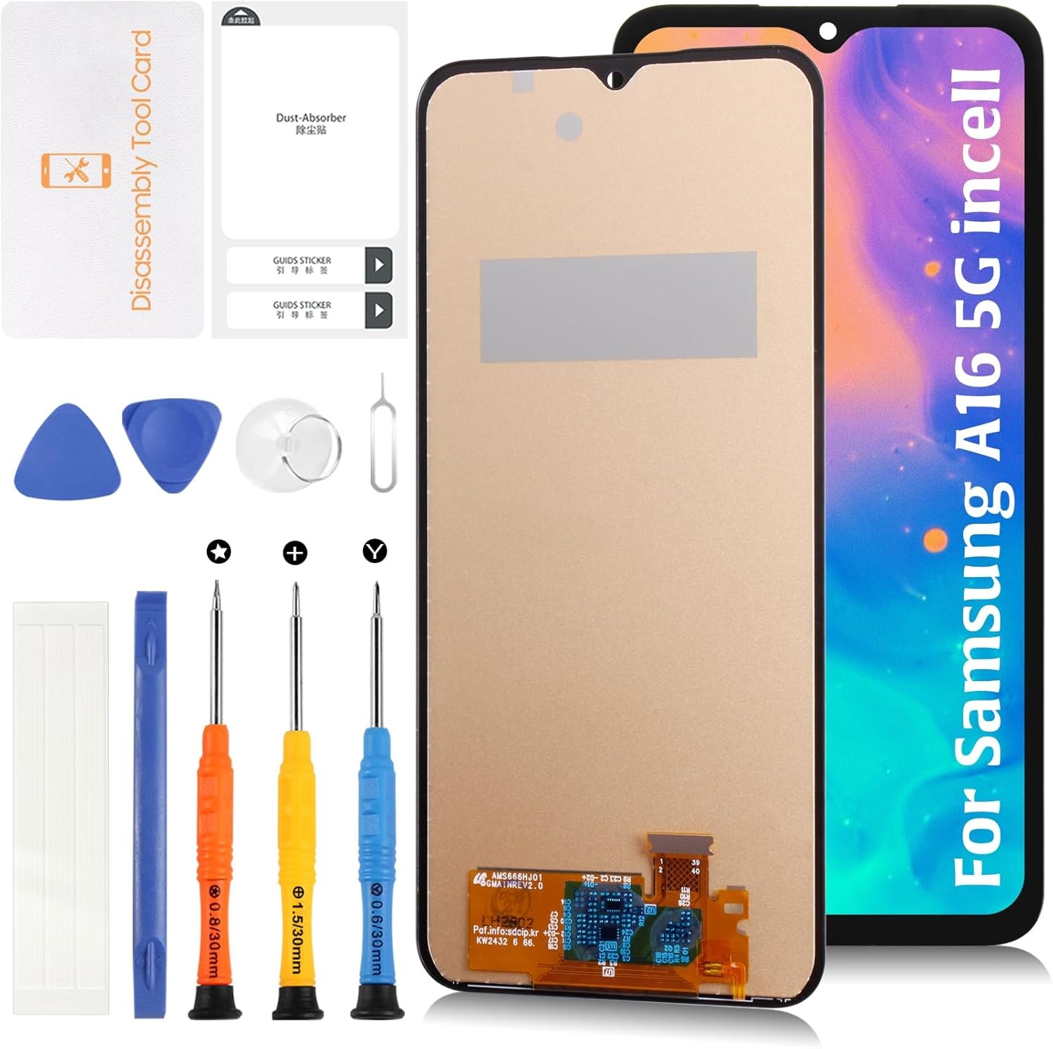 LCD Replacement Screen Protector for Samsung Galaxy A16 SM-A165F/M & SM-A166B/P/