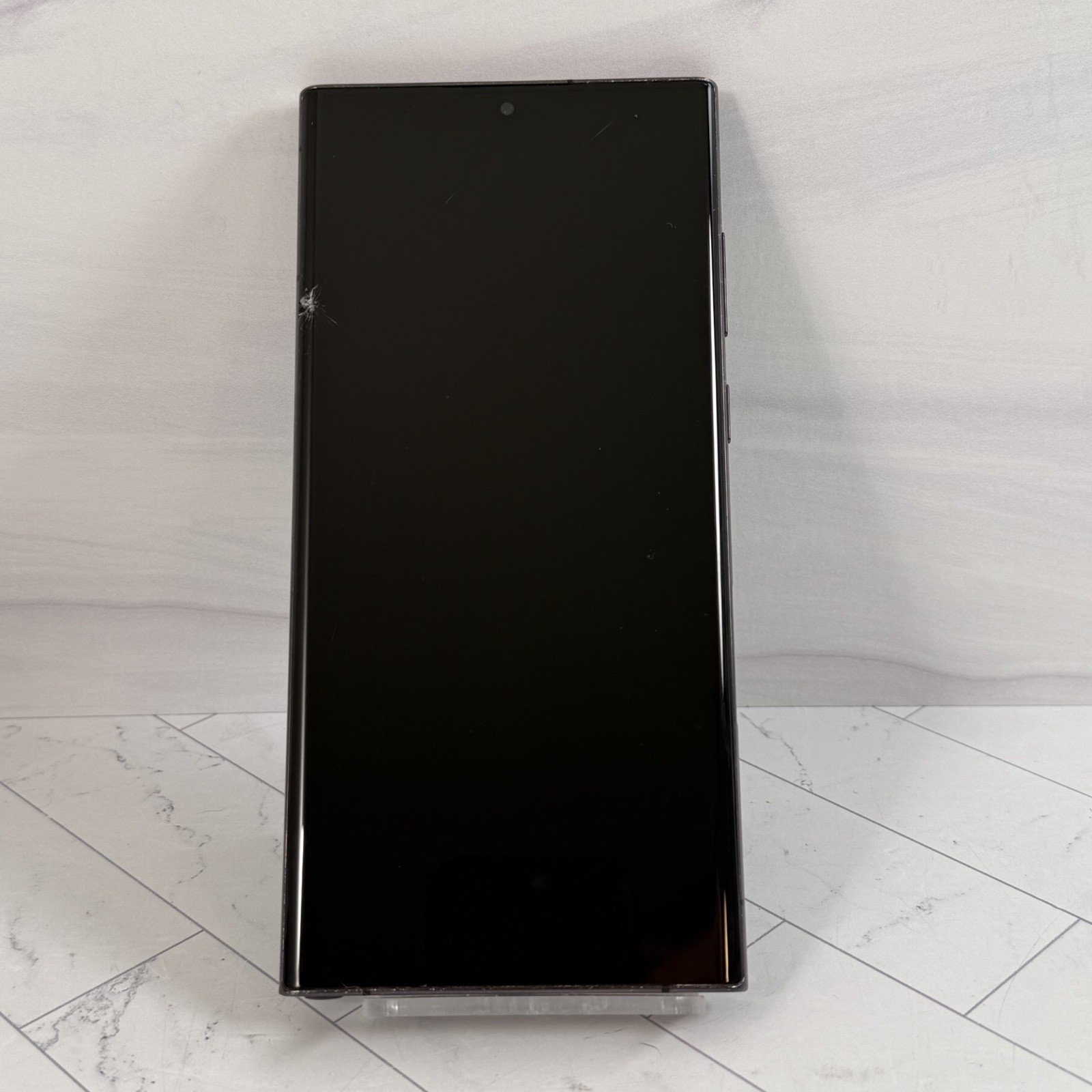 Samsung Galaxy S22 Ultra 512 GB Black AT&T Cracked Screen LCD + Back #A35