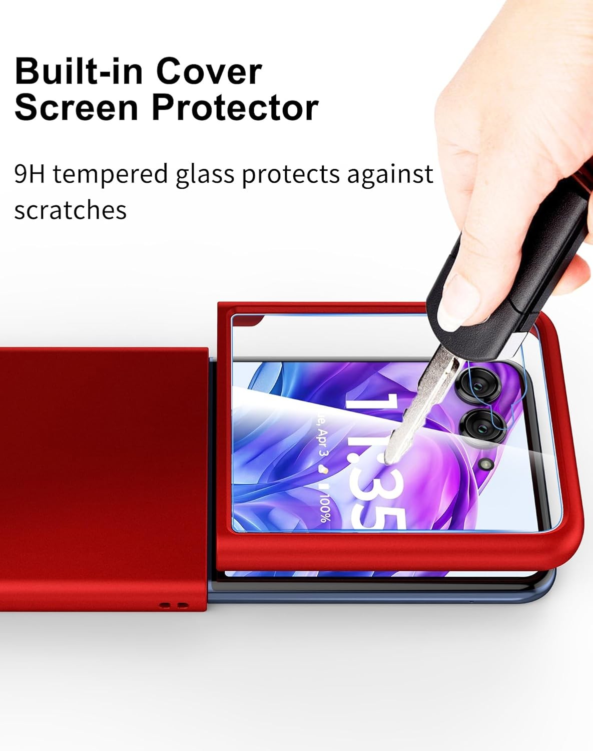 Case for Motorola Razr Plus 2024/2025 – Thin Hard Matte Polycarbonate Cover