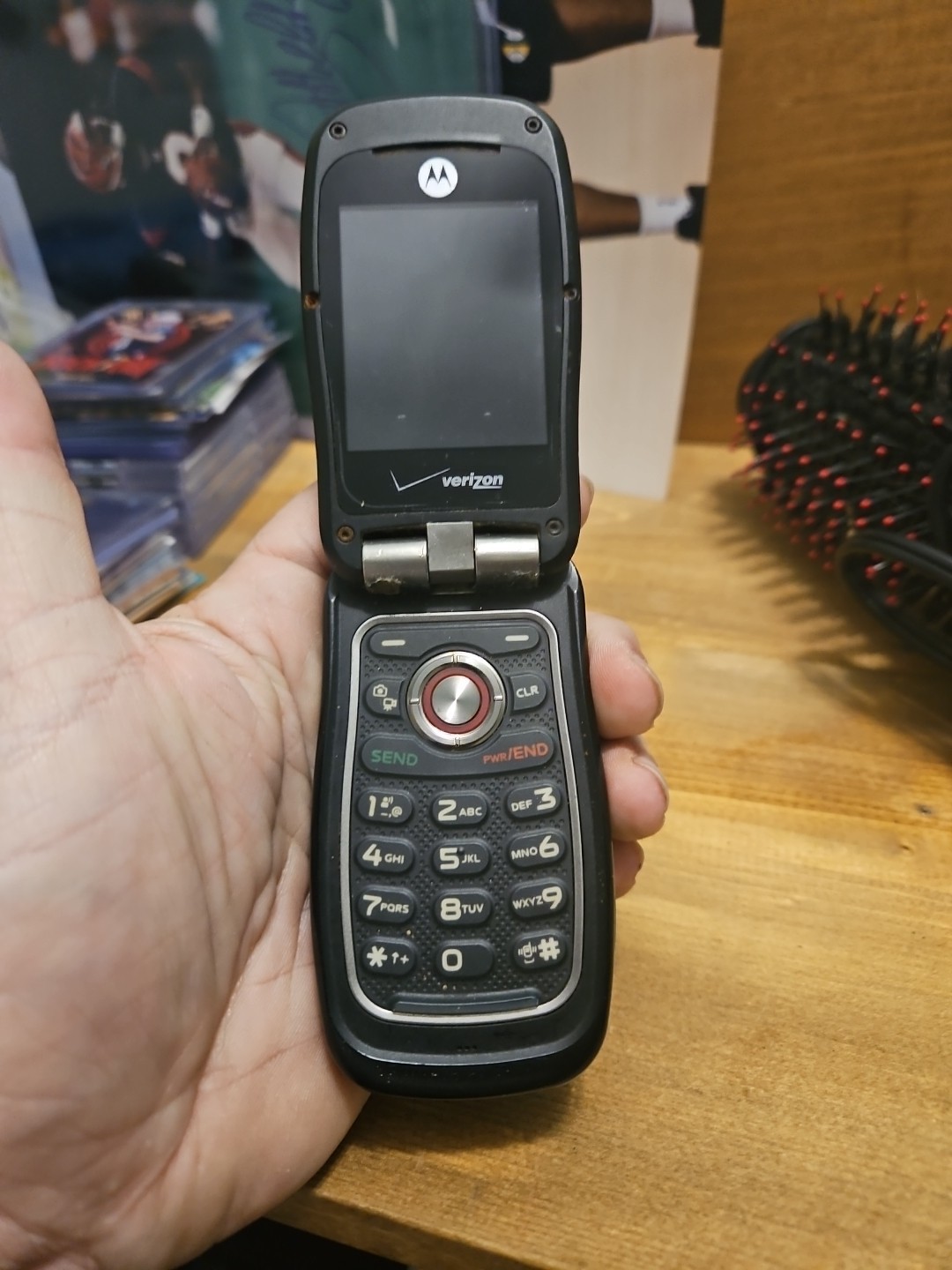 Motorola Barrage Verizon Black Verizon Cellular Phone Untested- K2