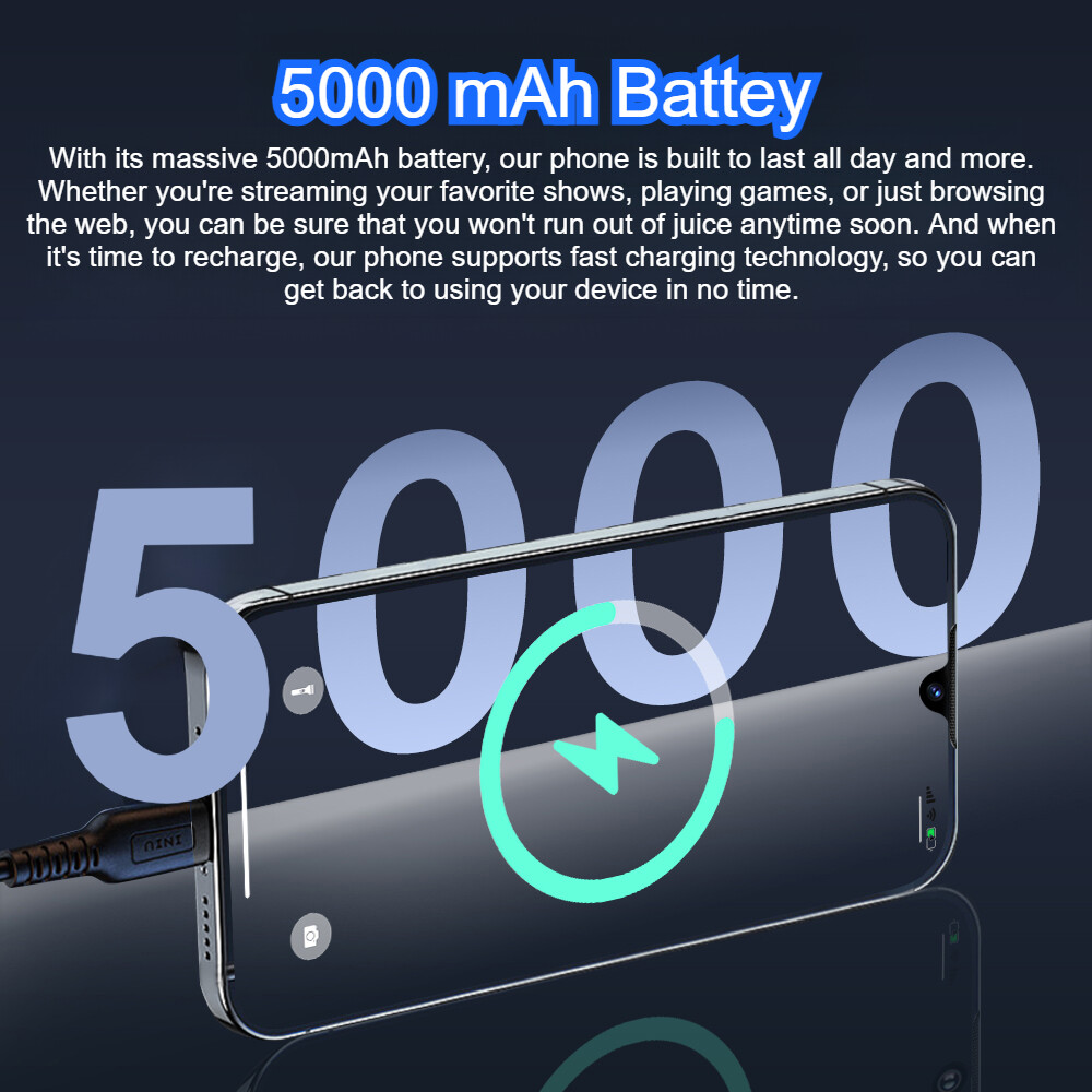 C20 Pro Smartphone Android 6.8” Unlocked 4+64GB 5000mAh 12+24MP Dual Camera