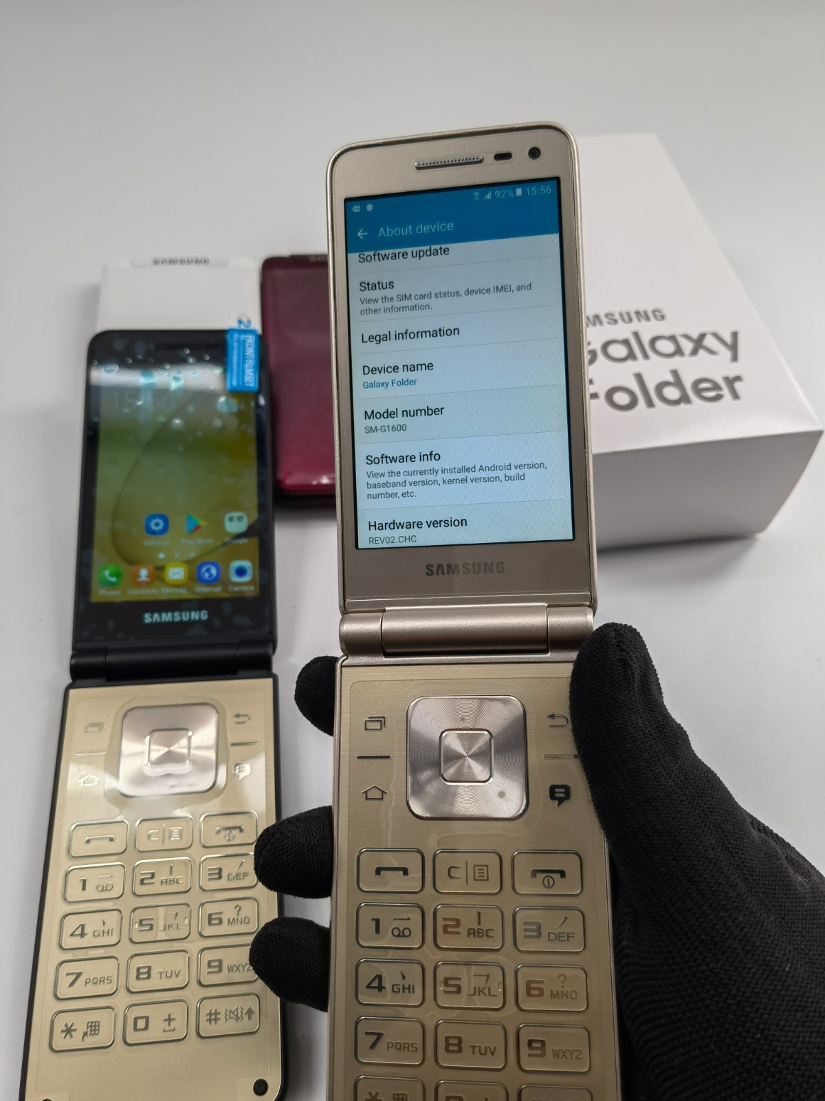 A++ Samsung Galaxy Folder SM-G1600 multiple colors Unlocked 4G flip phone