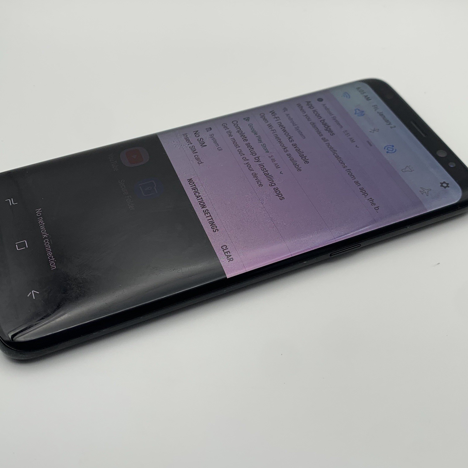 Samsung Galaxy S8 SM-G950U1 64GB UNLOCKED – NEAR MINT CONDITION Screen Burn