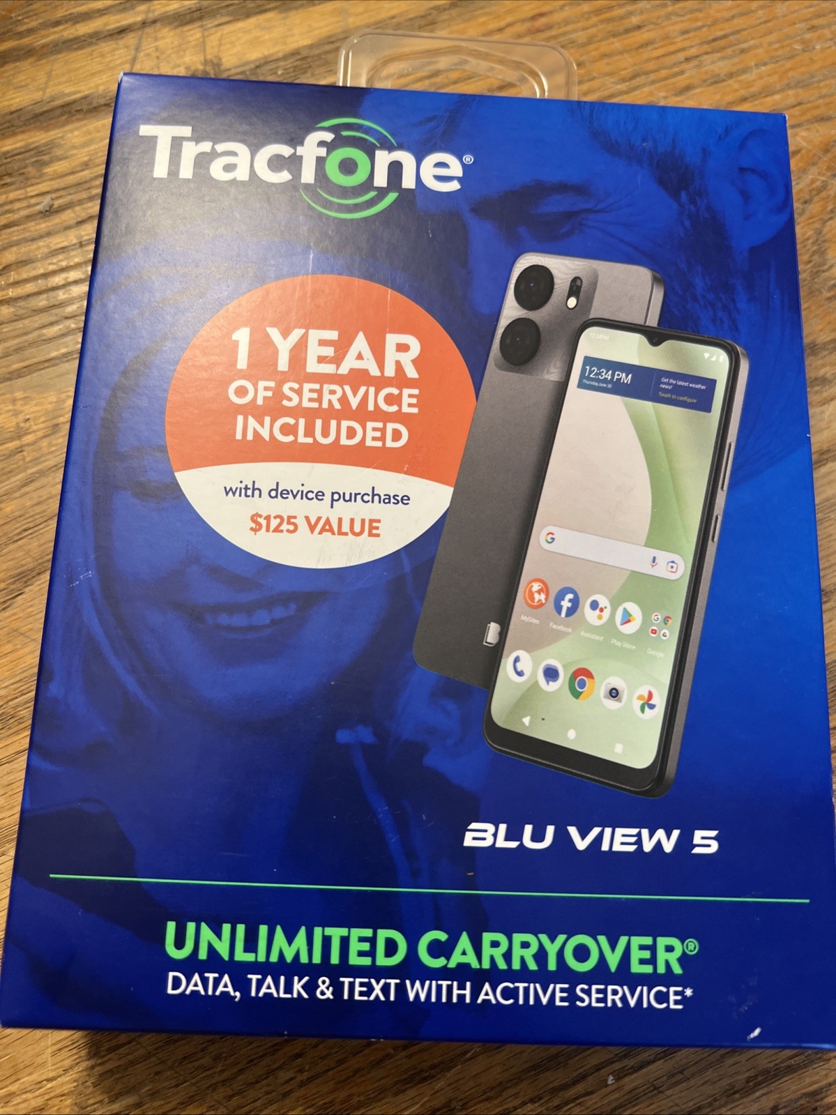 TRAFONE BLU VIEW 5 B160V 64GB Locked 6.5″ Smartphone Android Dual Camera 13MP