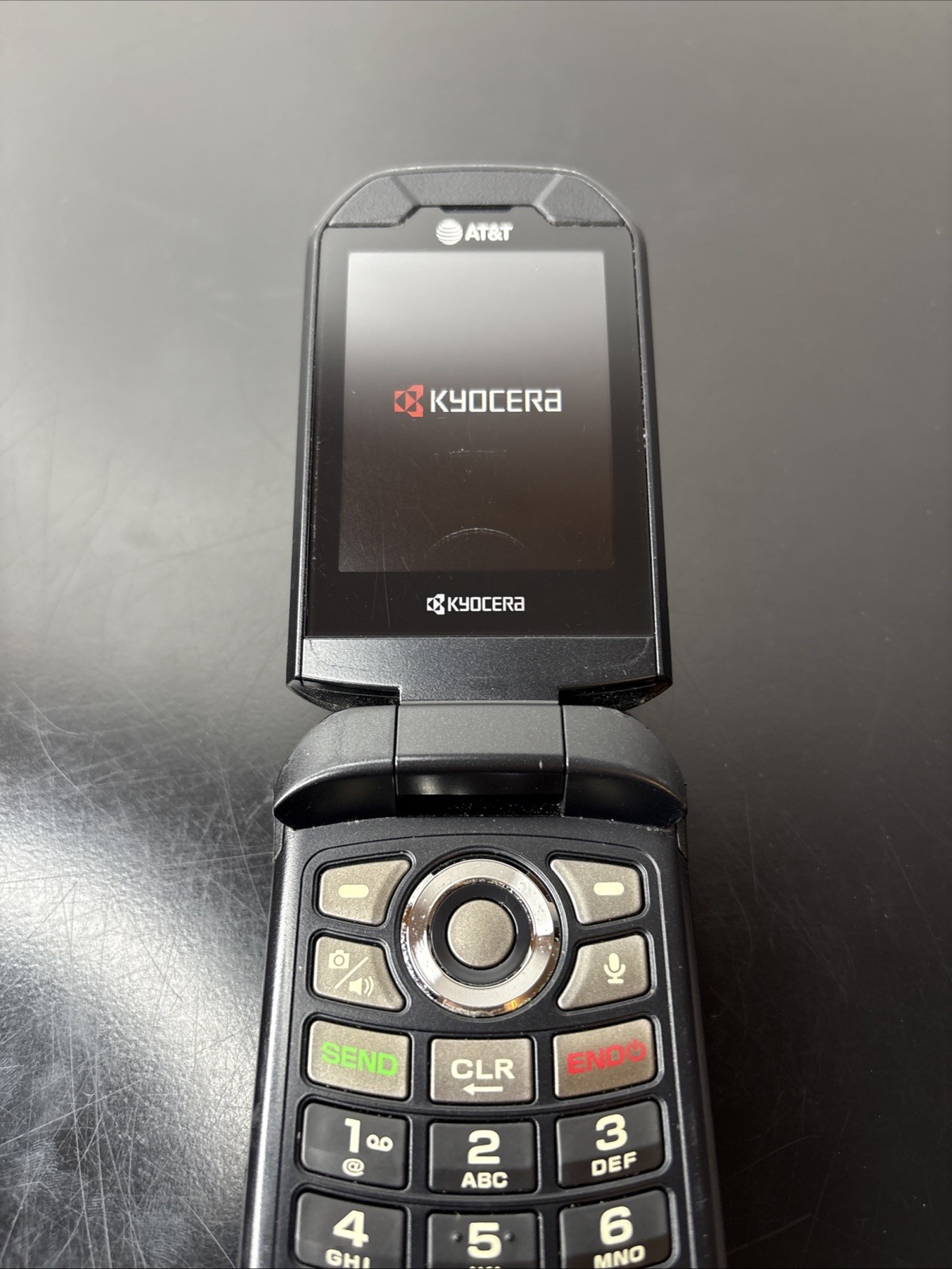 Kyocera DuraXE E4830 AT&T Flip Phone -Factory Reset/Tested – Unlocked/Clean IMEI