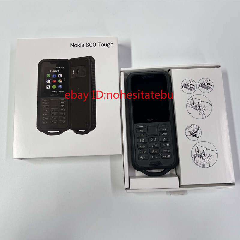 Nokia 800 Tough 4G LTE Unlocked GPS WIFI Original 2.0MP Camera Mobile Phone