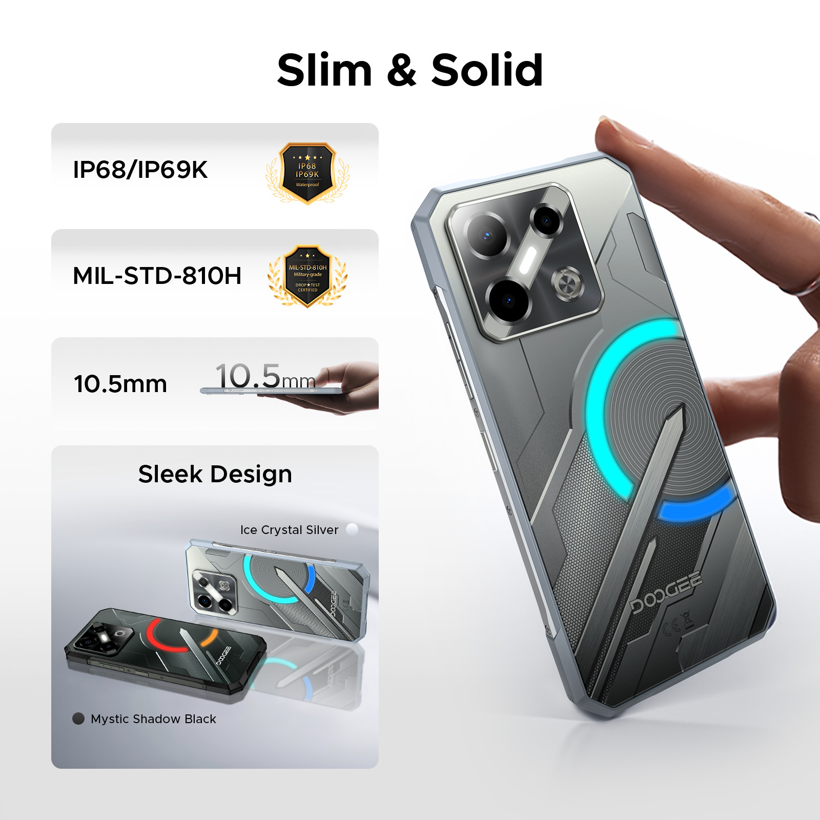 DOOGEE BladeGT PRO AI 5G Rugged Phone Unlocked cell phone 32GB+512GB Android 14