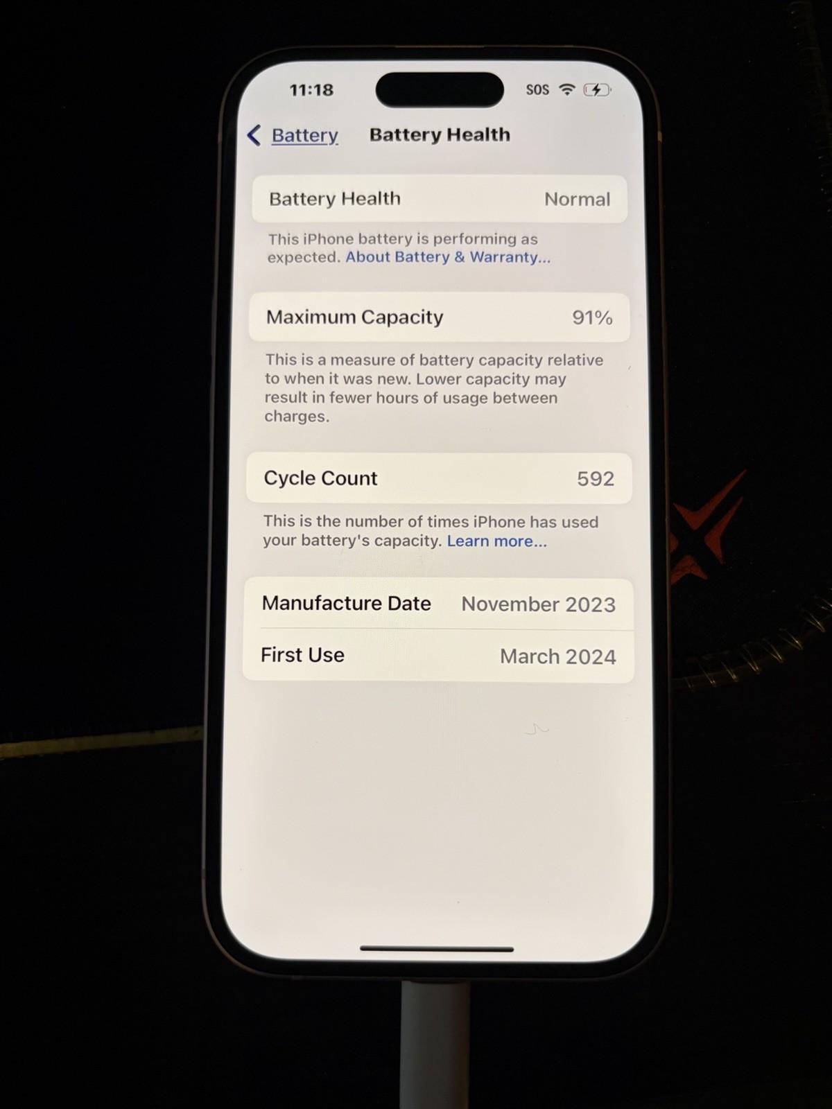 Apple iPhone 15 A2846 128GB Unlocked Smartphone – Pink – Good