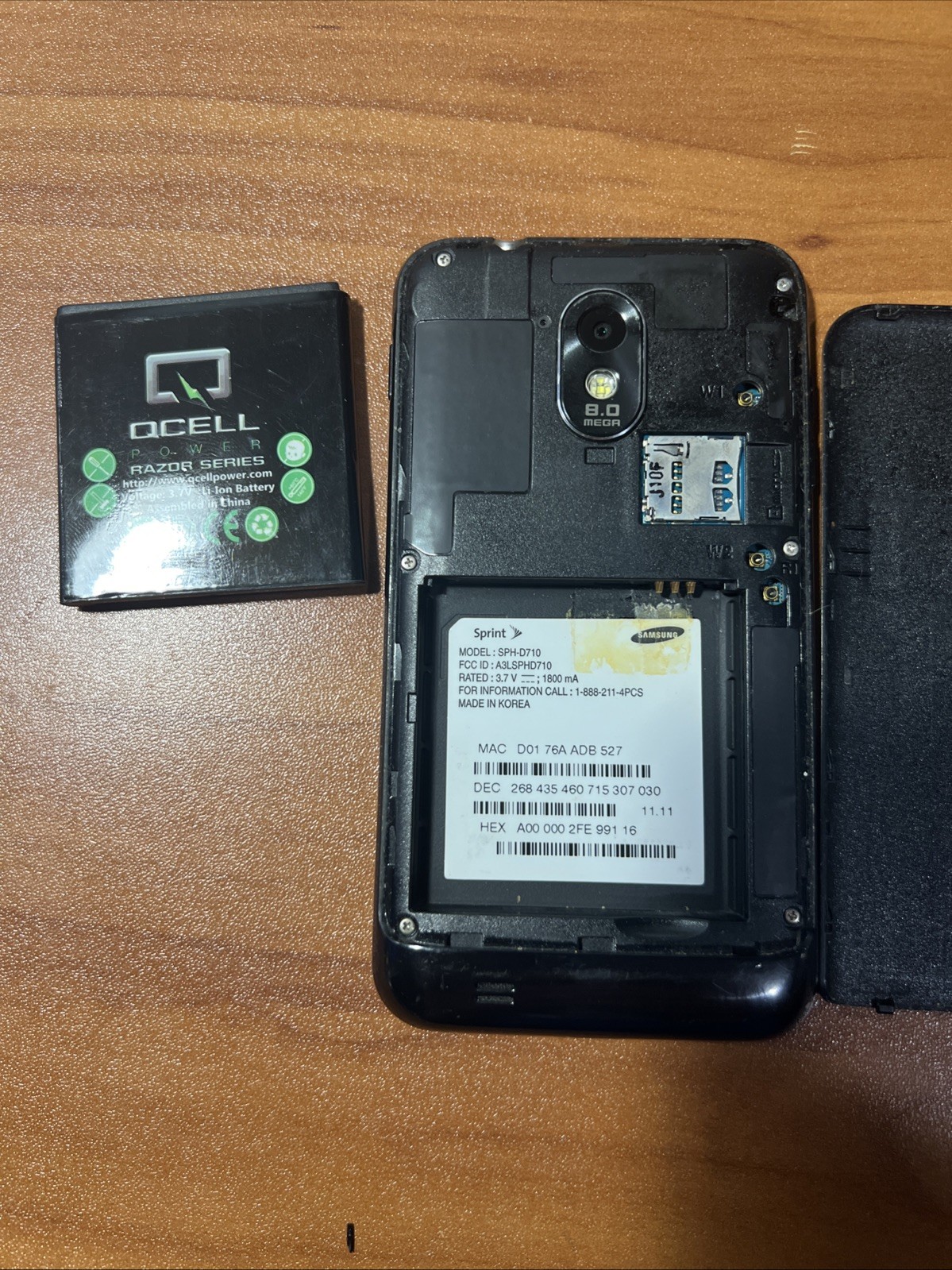 Samsung Galaxy S 2 II Black ( Sprint ) Not Tested Parts Only