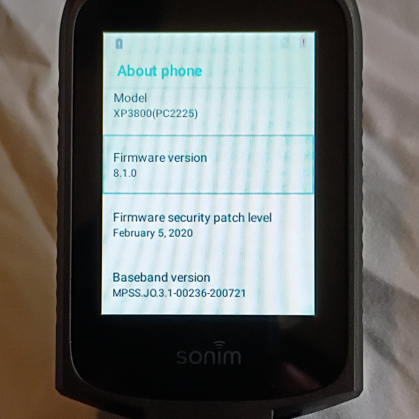 Sonim Rugged XP3plus Black Flip Phone