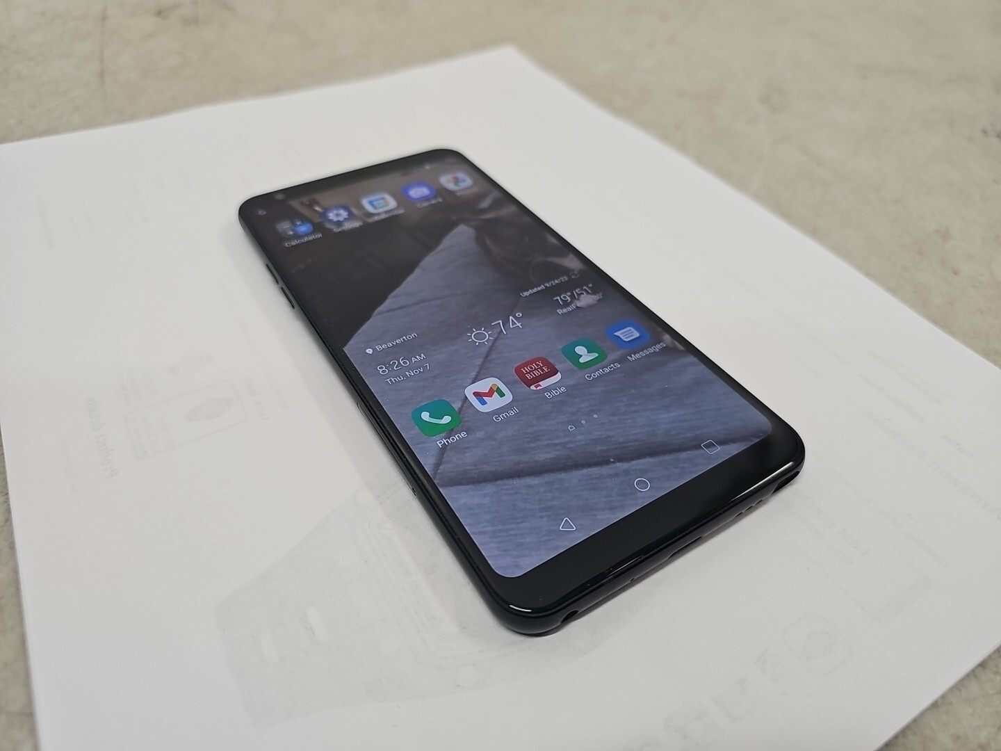 LG Stylo 4 (LM-Q710US), Black (Xfinity?) – 16GB Smartphone, Android – Read