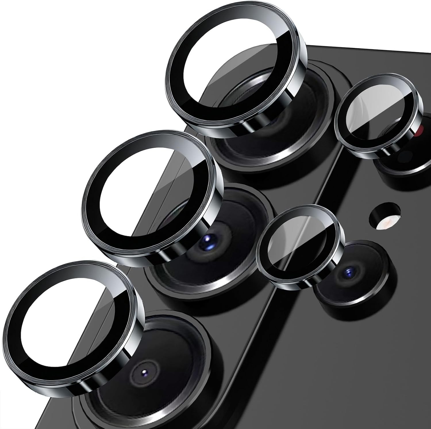 2 Sets Camera Lens Protector for Samsung Galaxy S26 Ultra, Metal Aluminum