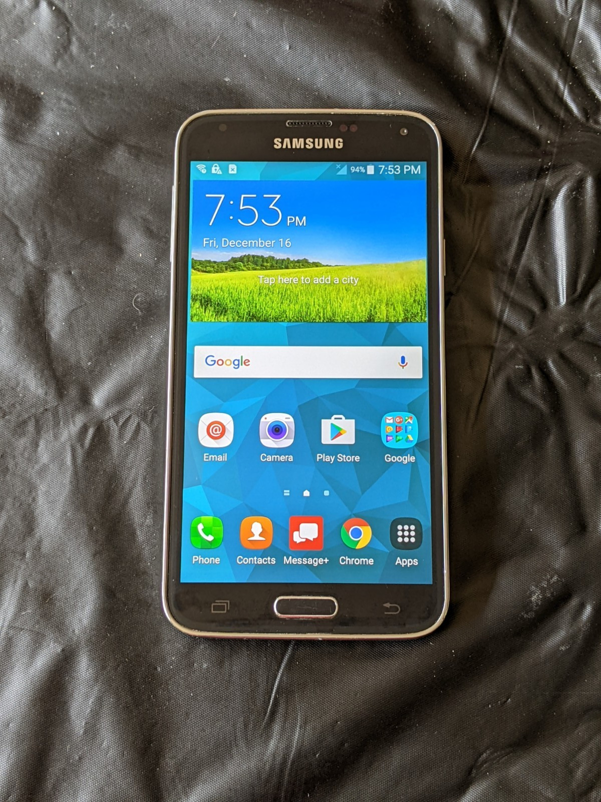 Samsung Galaxy S5 Black G900V (Verizon) – Great Condition – 7213