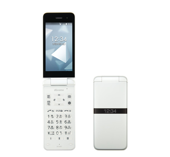 [New] KYOCERA KY-42C DIGNO KEITAI White ANDROID FLIP PHONE UNLOCKED JAPAN