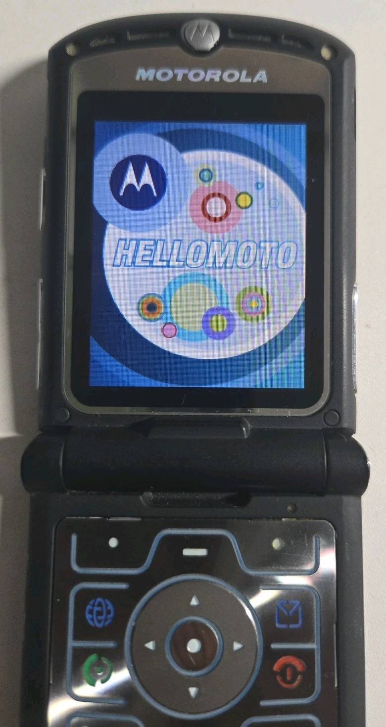 Motorola Razr V3 Black Cingular Cellular Phone