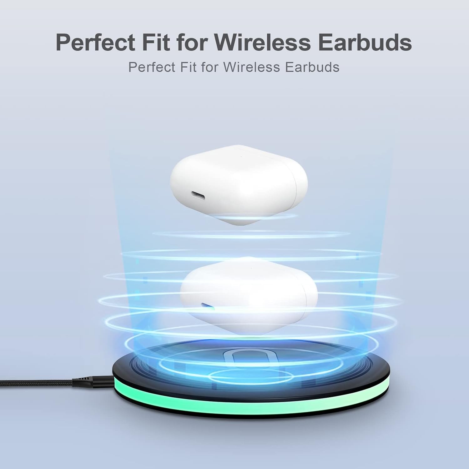 15W Wireless Fast Charging Pad for Samsung Galaxy S26 Ultra, Pixel 10 Pro