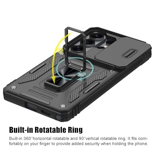 For Samsung Galaxy S26 Ultra Case w/ Military Grade Protective Cover & Kickstand