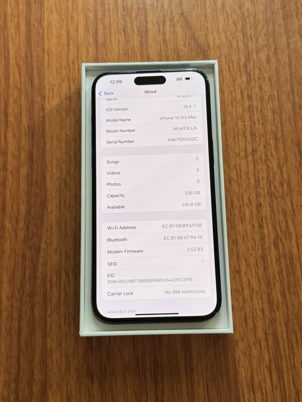 Apple iPhone 15 Pro Max 256GB (Unlocked) Blue – Open Box