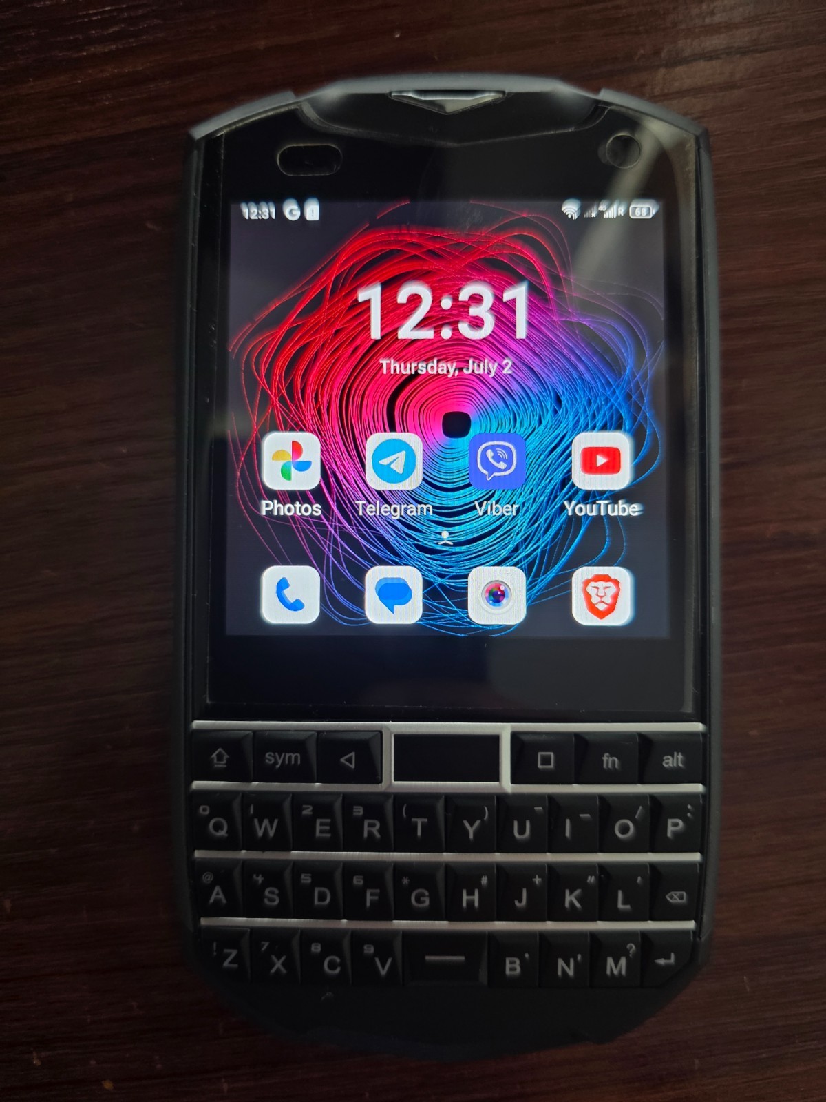 Unihertz Titan Pocket – 128 GB – Black (Factory Unlocked) Great condition