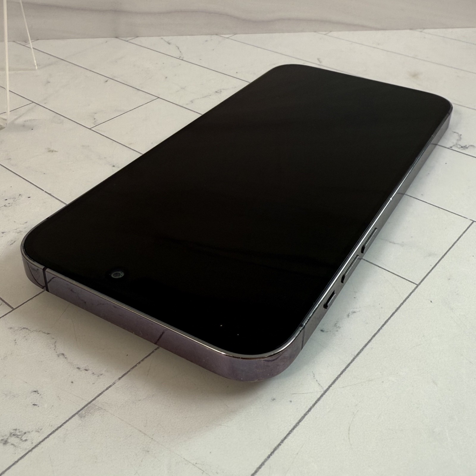 iPhone 14 Pro Max Unlocked 256 GB A2651 Damaged LCD Cracked Back Purple #A64