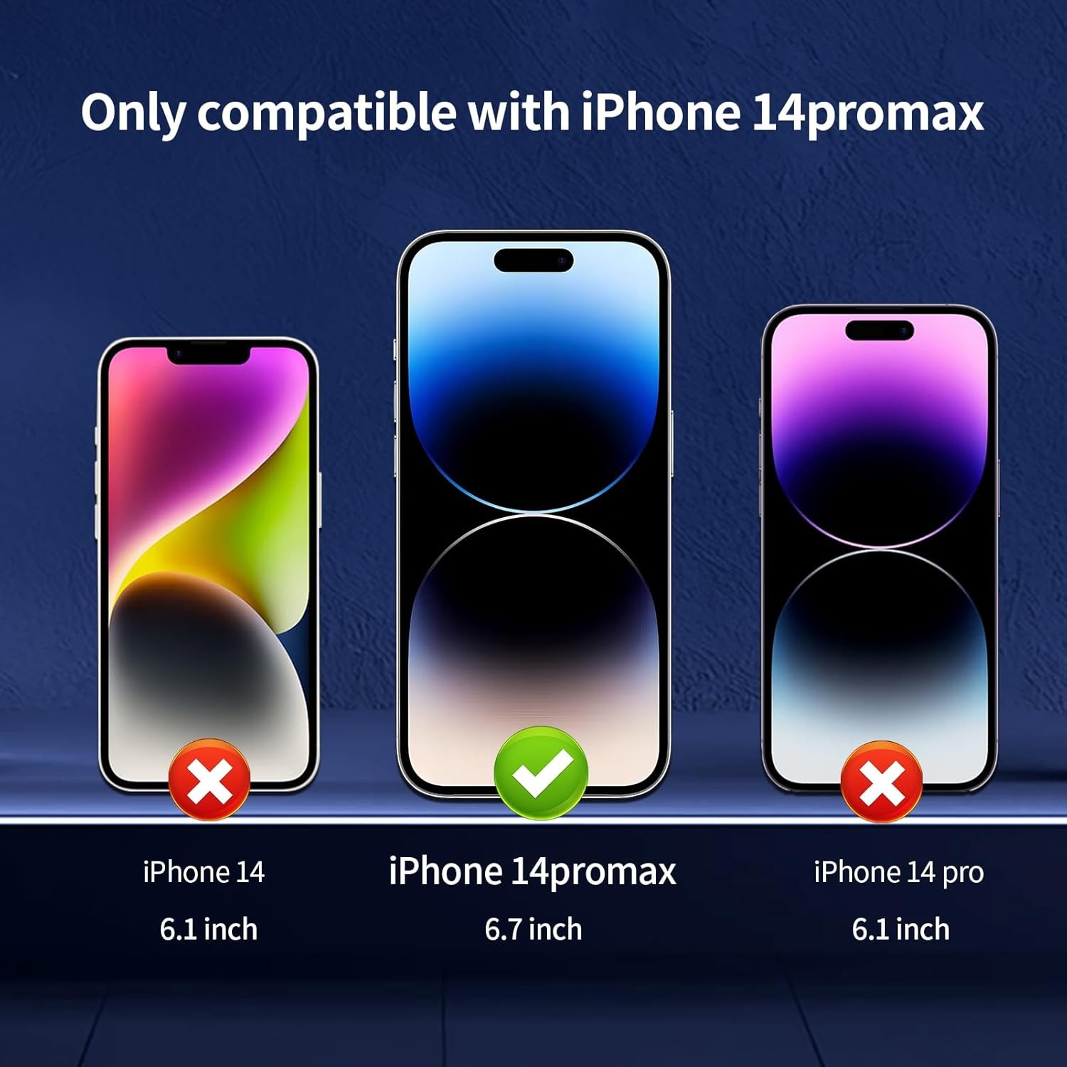 3PCS Screen Protector for iPhone 14 Pro Max 6.7 Inch Tempered Glass Ultra Resist
