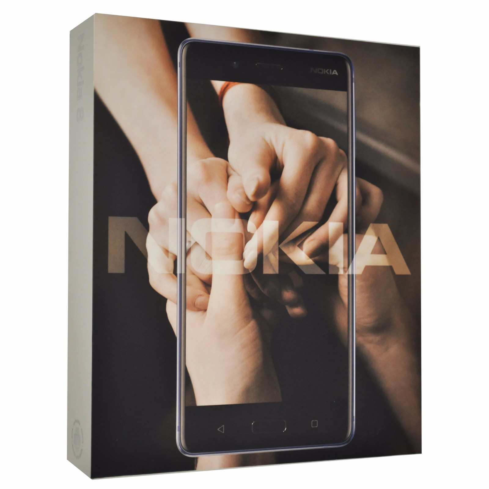 BNIB 5.3″ Nokia 8 Single-SIM TA-1012 64GB Silver Android Factory Unlocked 4G GSM