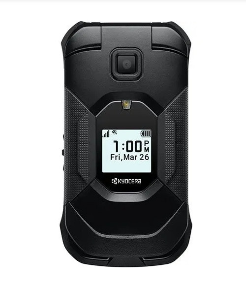Kyocera DuraXA Equip 4G LTE 16GB PTT Rugged Flip GSM Unlocked T-Mobile (E4831)