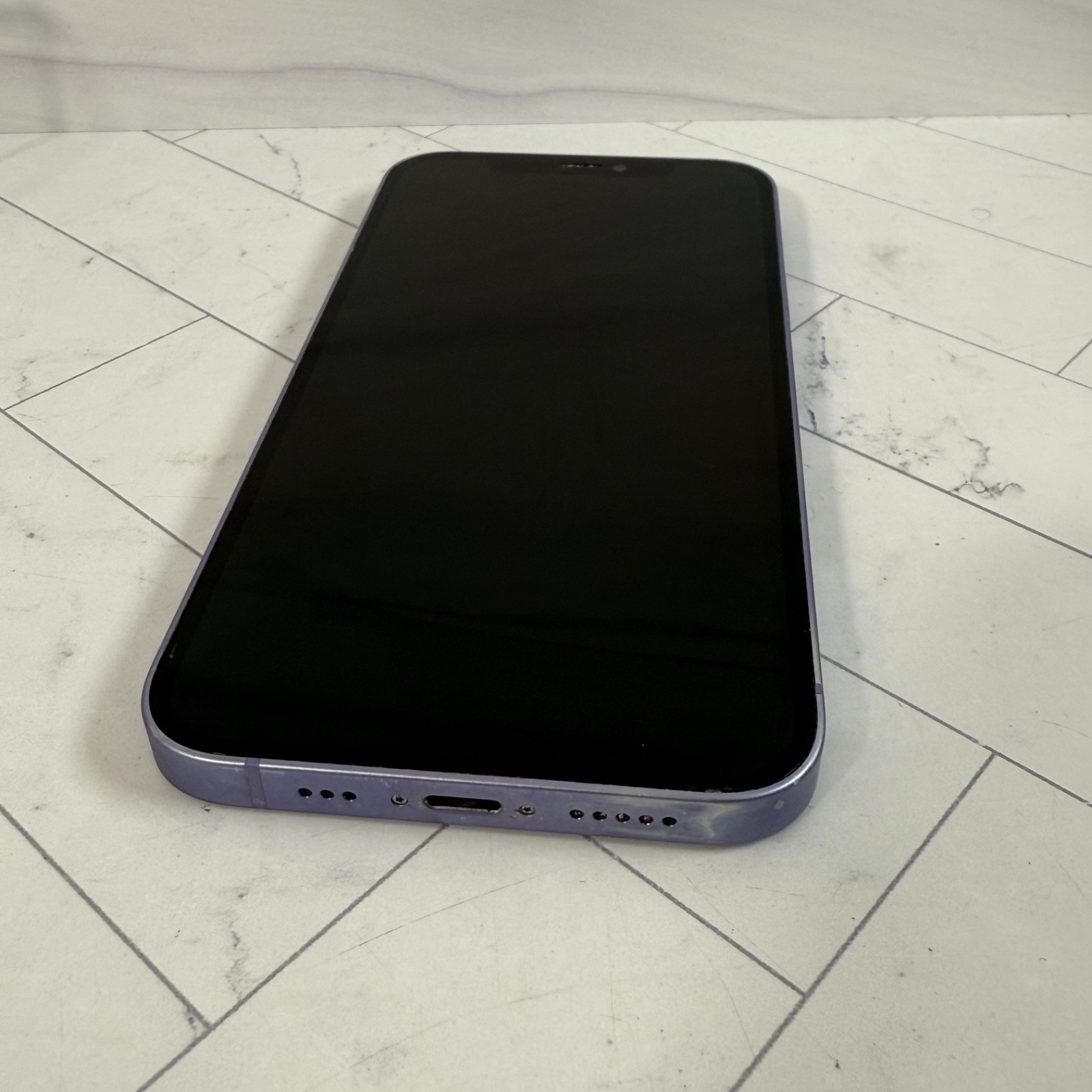 Apple iPhone 12 64GB Purple A2172 Unlocked Bad Face ID #H283