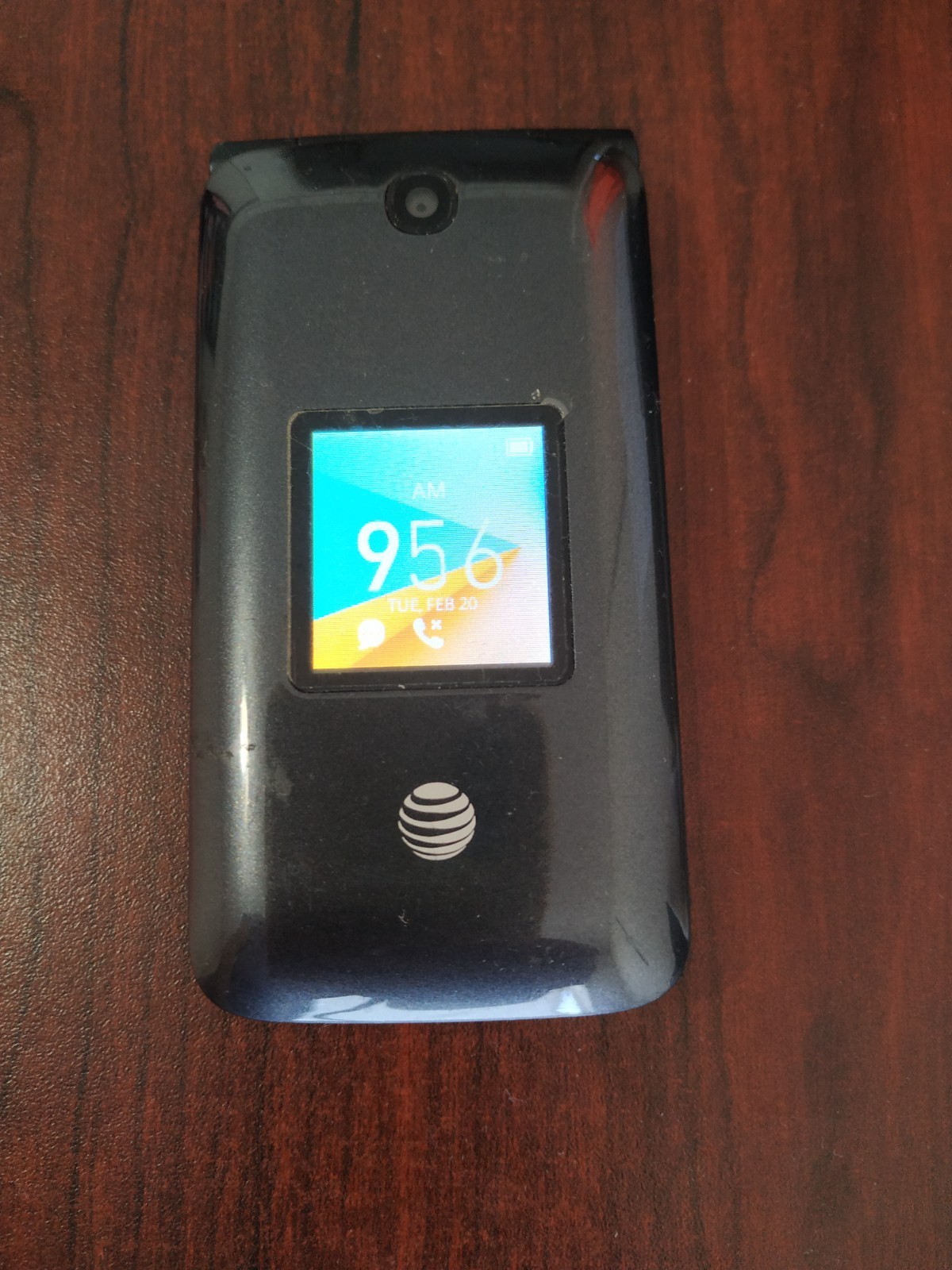 Alcatel 4044O 1GB AT&T Flip Cell Phone Works Great (Big Buttons)