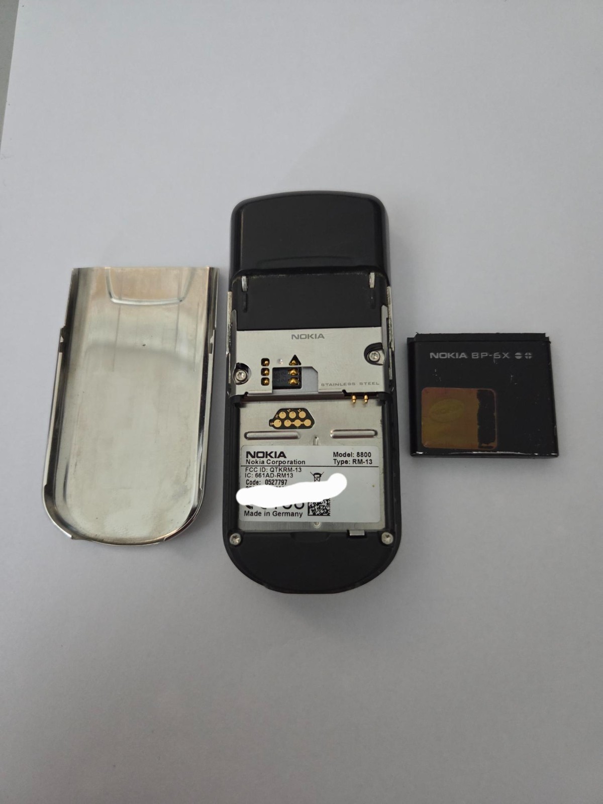 NOKIA 8800 RM-13 CELL PHONE MADE IN GERMANY 100% GENUINE GSM SIM FREE UNLOCK