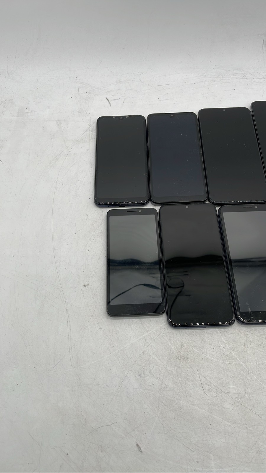 Cricket TCL Motorola Alcatel Android Smartphones Mixed Model Lot Of 10