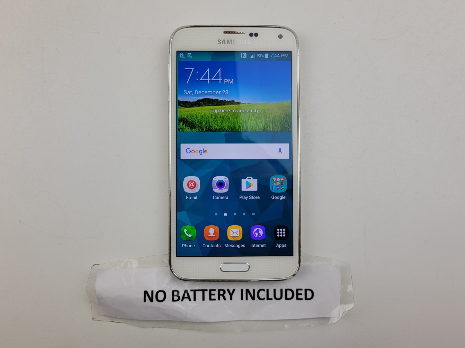Samsung Galaxy S5 (SM-G900A) 16GB – White (AT&T) Smartphone – Clean IMEI – J9216