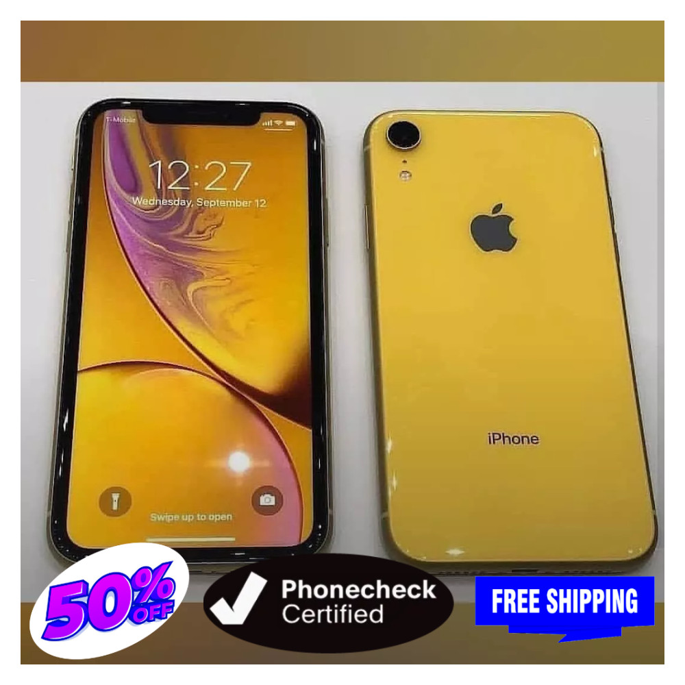 Apple iPhone XR 64GB Fully Unlocked Verizon Sprint iOS Smartphone LTE
