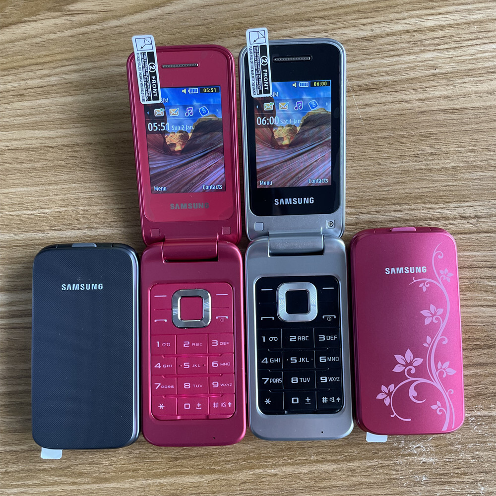 Samsung C3520 GSM 1.3 MP Camera 2.4″ Screen Original Unlocked Flip Mobile Phone