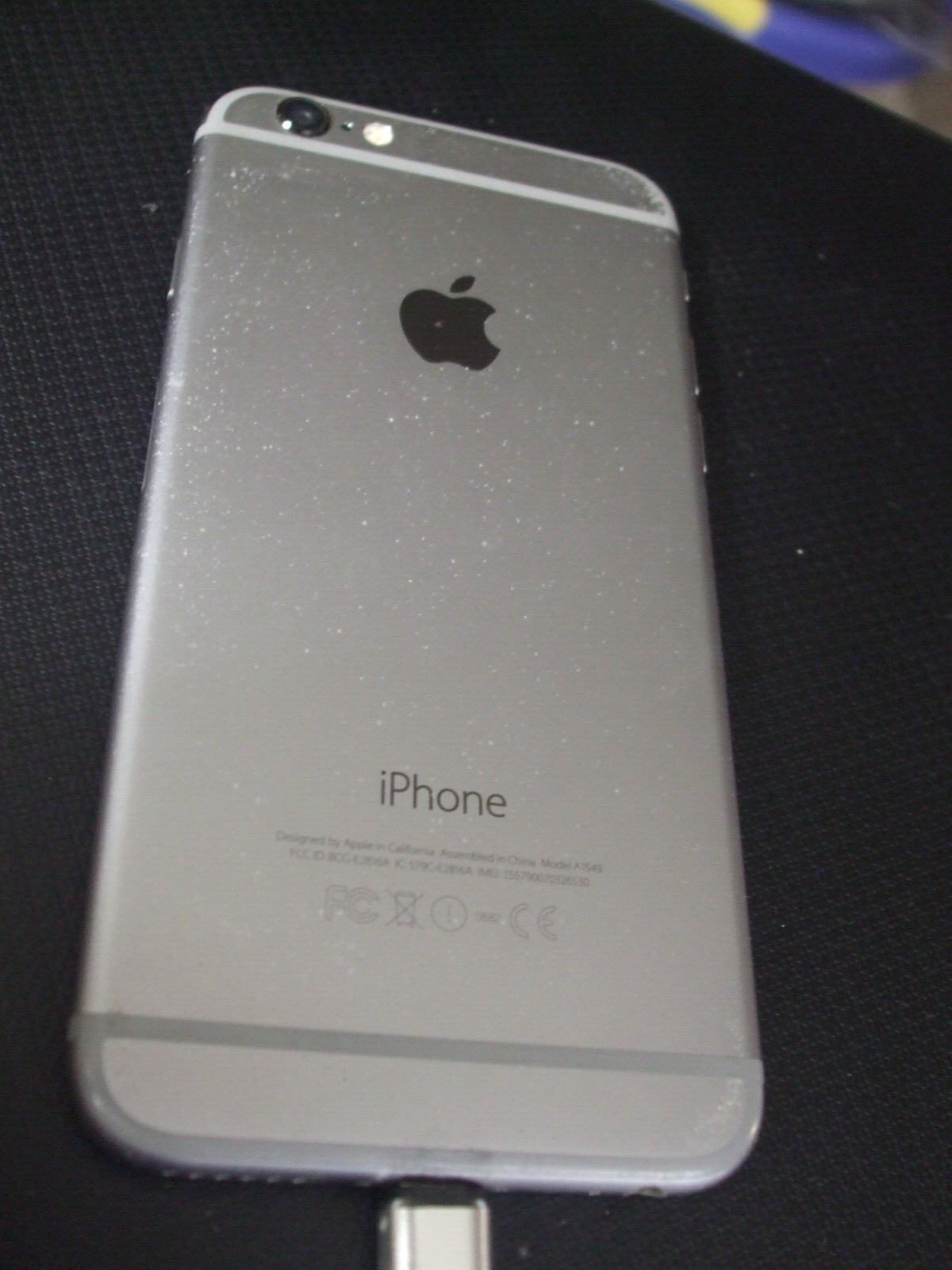 Apple iPhone 6 – 16GB – Silver (For AT&T) A1549 (CDMA + GSM)