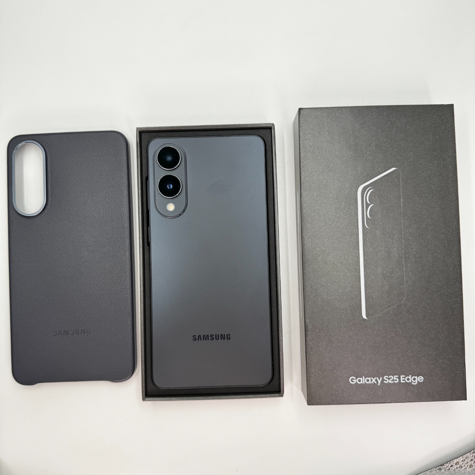 Samsung Galaxy S25 Edge SIM Unlocked 512GB Titanium Jet Black Open Box ✅