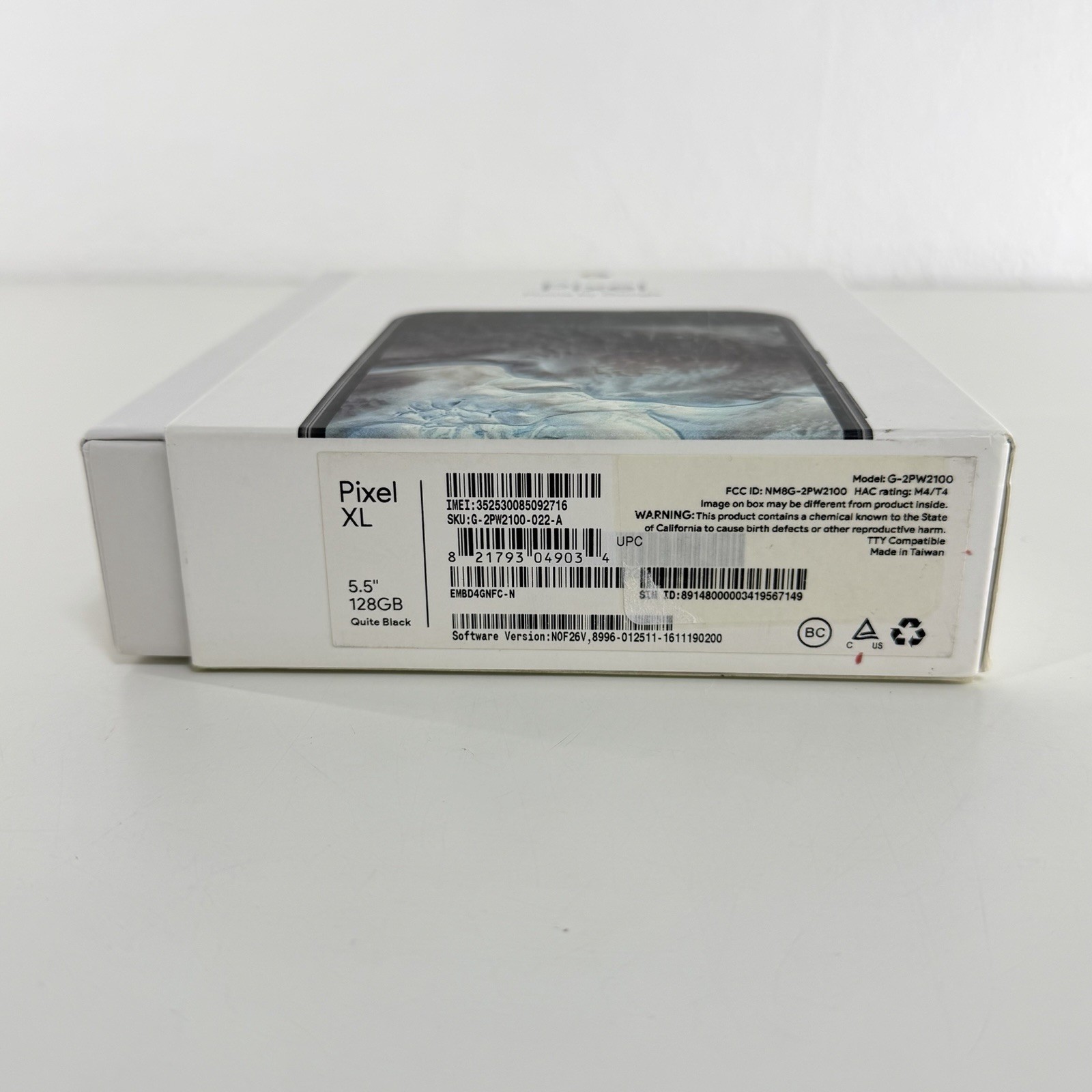 Google Pixel XL 2016 128GB 5.5″ G-2PW2100 Black Factory Unlocked 4G GSM New