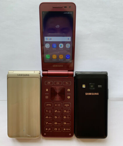 Samsung Galaxy Folder 2 G1650 16GB Unlocked Dual SIM 4G LTE Flip Phone OPEN BOX