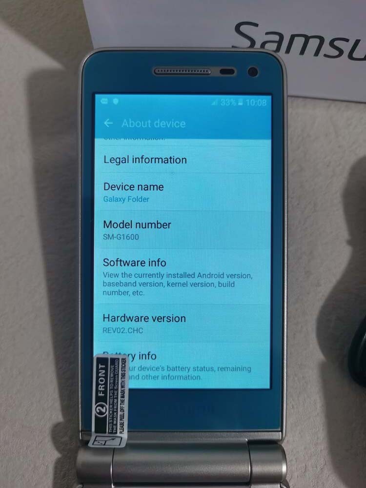 Samsung Galaxy Folder G1600 Dual SIM 16GB Flip SmartPhone (Unlocked )