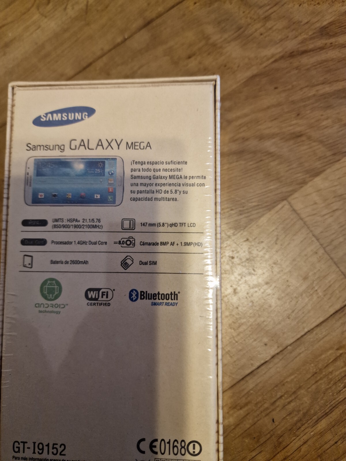 Brand new Samsung Galaxy Mega dual sim black GT-I9152 5.8 display unoppened