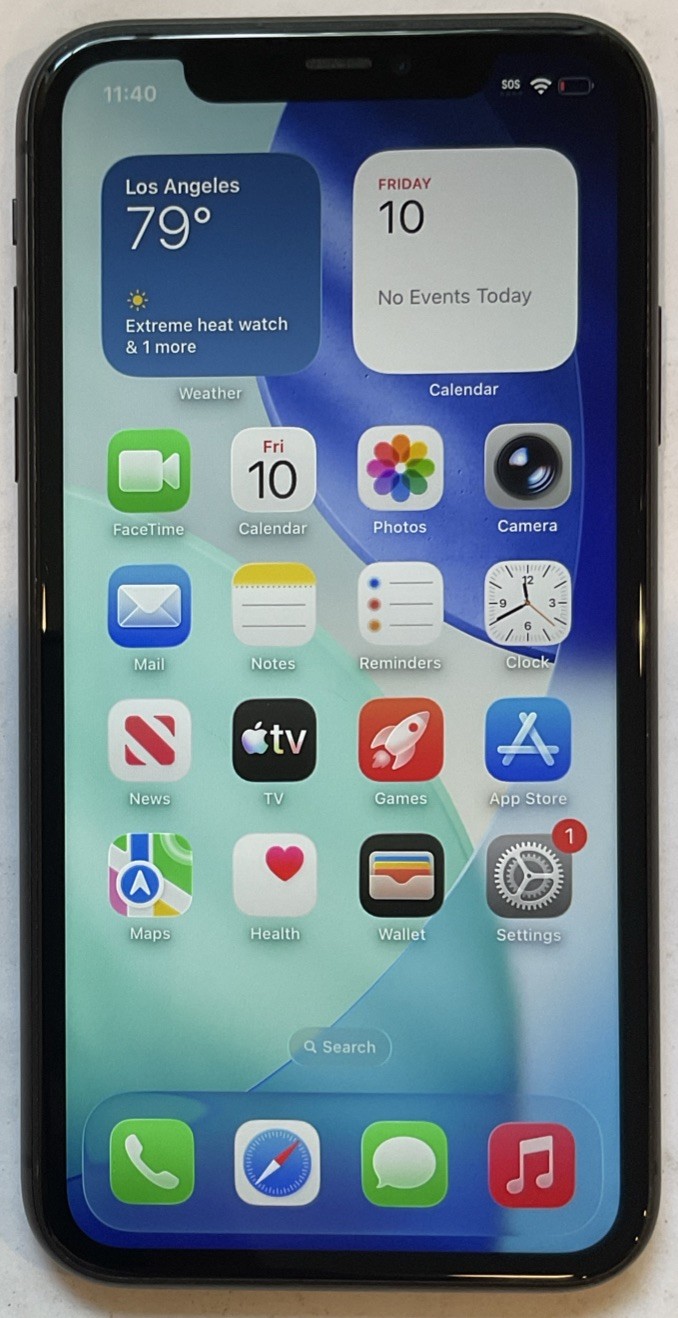 FULLY FUNCTIONAL GSM UNLOCKED iPhone 11, 64GB A2111 MHC43LL/A 26.3.1 80% BATTERY