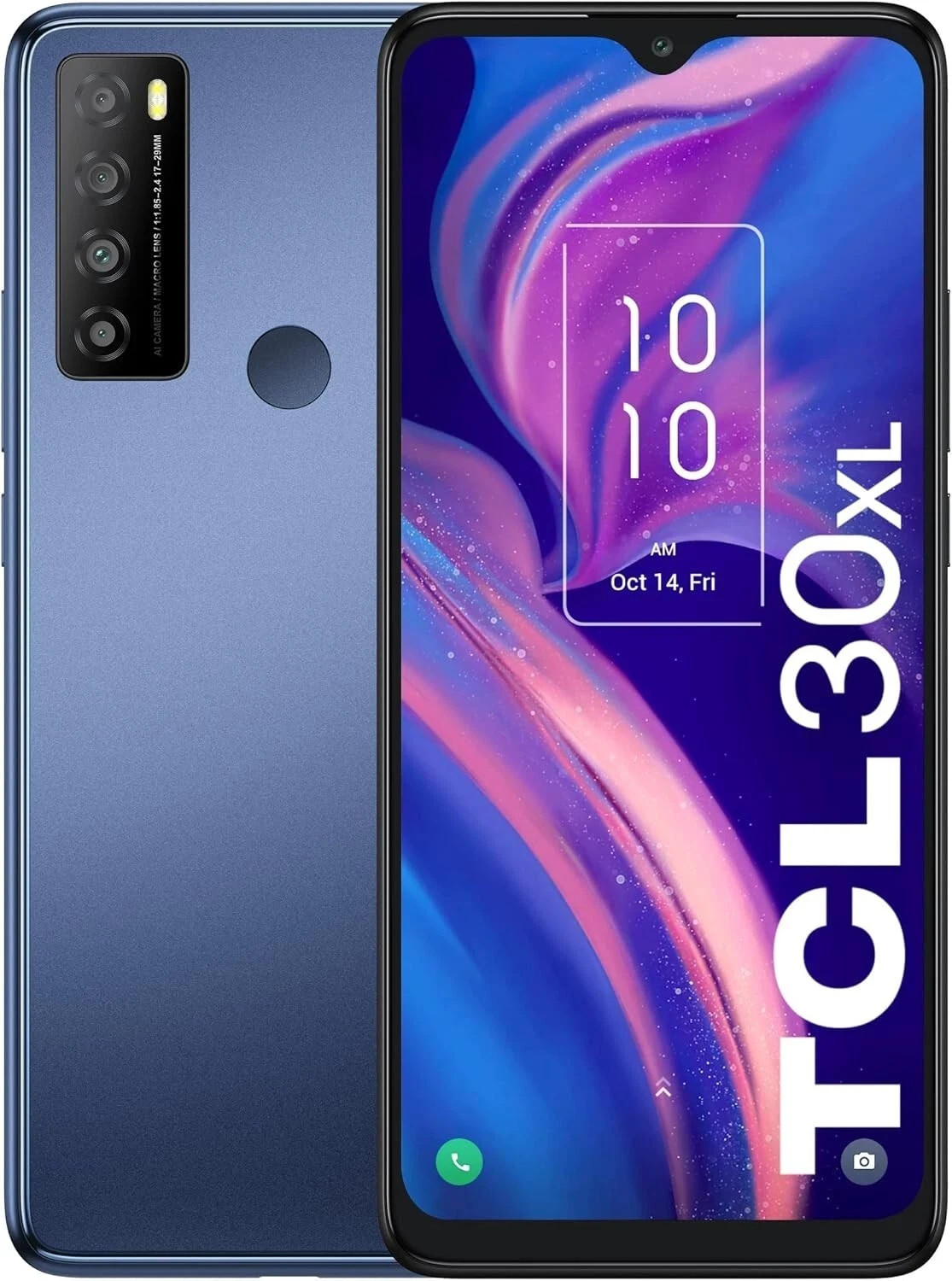 TCL 30 XL T671G 64GB Factory Unlocked French Navy Smartphone Open Box