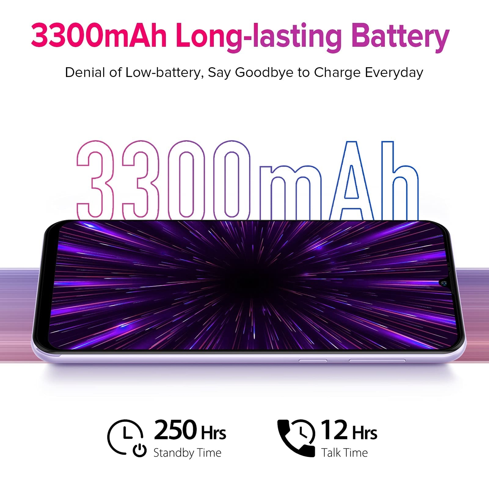 Ulefone Note 6 GSM 3G Unlocked Smartphone, Triple Card Slots, Android 11-Purple