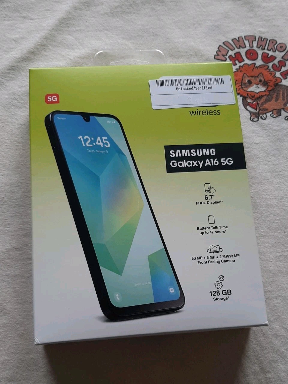Unlocked Samsung Galaxy A16 SM-S166V 128GB Dual Sim USA Version Retail Package
