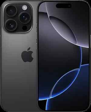 Apple iPhone 16 Pro A3083 T-Mobile Only 256GB Black Titanium Very Good
