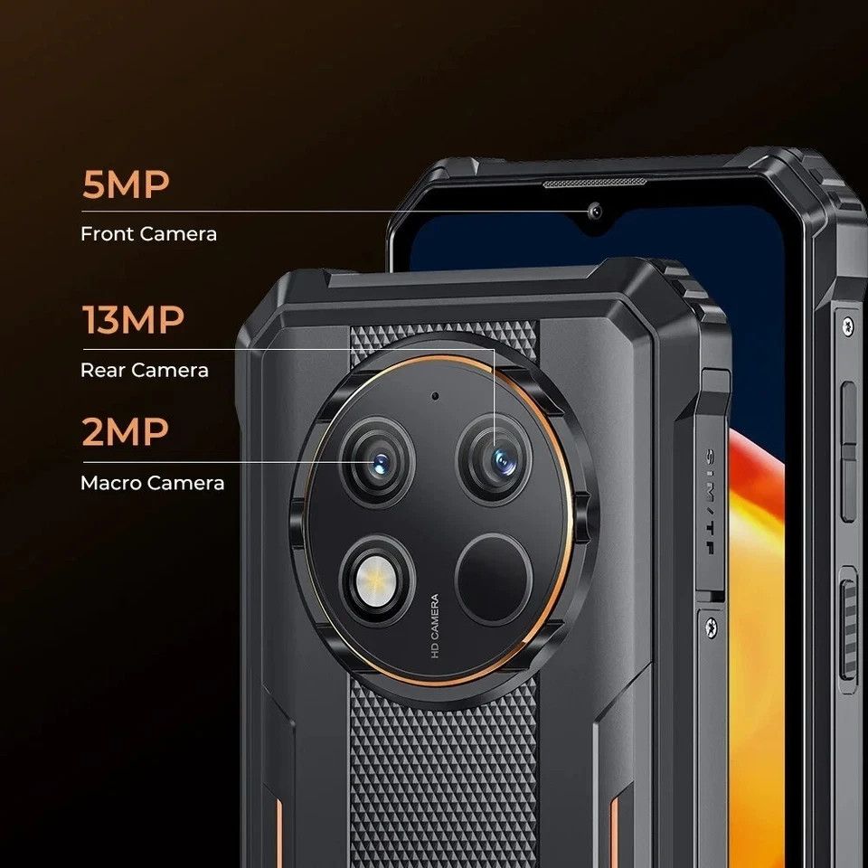 PHONE SET Oukitel WP28E Rugged Smartphone 10600mAh 6.52Inch Android 14