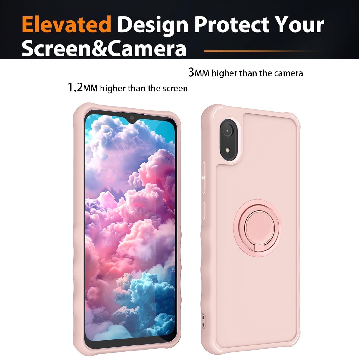 Cloud Stratus C8 Case Compatible for Cloud Mobile Stratus C8 Phone Case Cover Bl