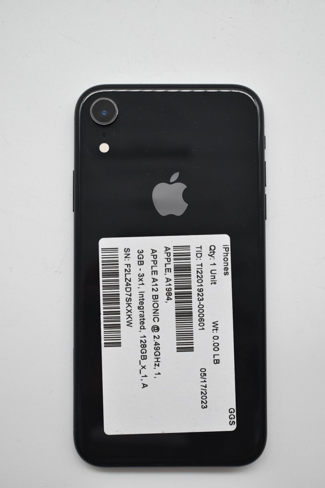 6.1″ Apple iPhone XR A1984 Sprint Black 64GB SSD IOS – Very Good – 100% Battery