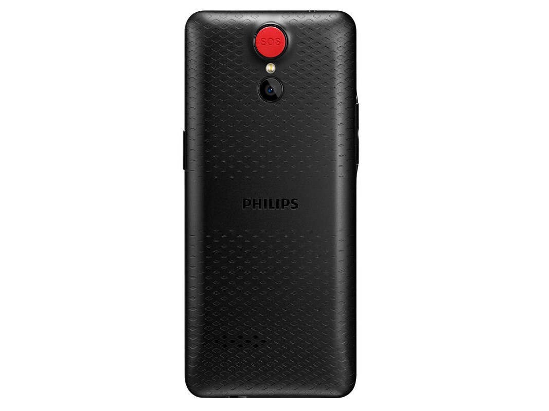 Philips E266W Black 2MP LED WiFi Dual SIM Standy 4G Candybar Android Smartphone