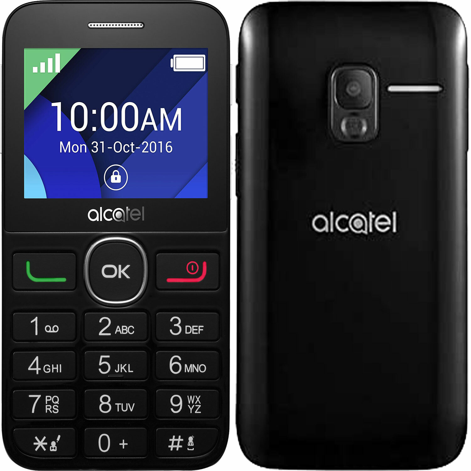 BINB Alcatel 2008 Dual SIM 16MB + 8MB Black Factory Unlocked 4G GSM